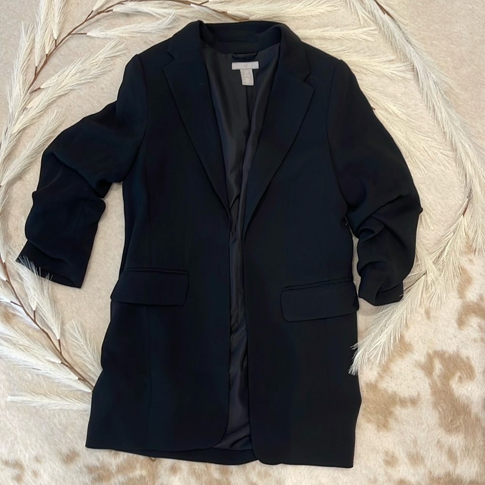 H&M classic black blazer